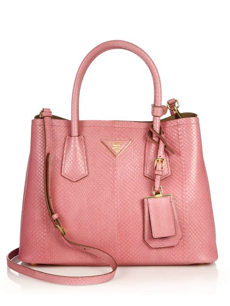 prada in transparent pink|Prada handbags.